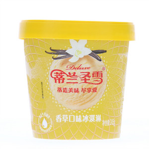 蒙牛蒂兰圣雪香草口味冰淇淋