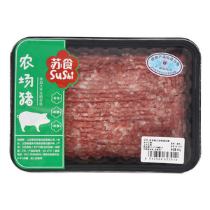 苏食农场猪精品冰鲜猪肉糜