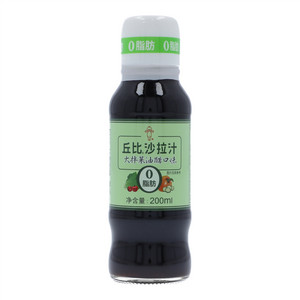 丘比大拌菜油醋口味0脂肪沙拉汁