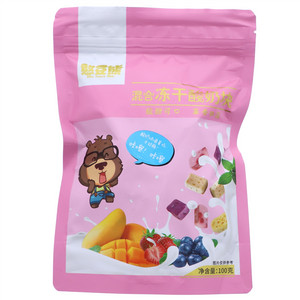 憨豆熊果蔬味混合冻干酸奶块（固体饮料）
