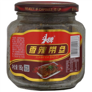 头牌香辣带鱼罐头