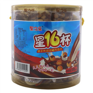 星之乐星16杯饼干代可可脂巧克力