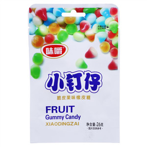 味嚼小钉仔脆皮果味橡皮糖