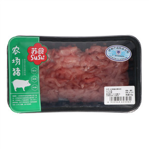 苏食农场猪前腿肉丝