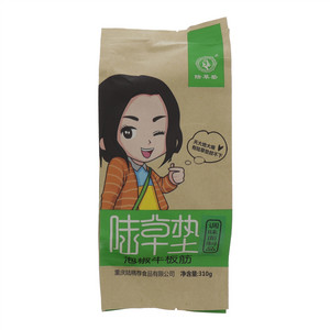 陆草垫泡椒牛板筋调味面制品