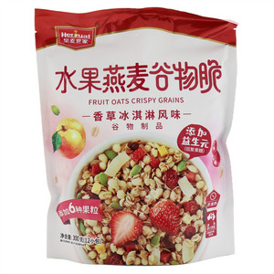 皇麦世家香草冰淇淋风味水果燕麦谷物脆