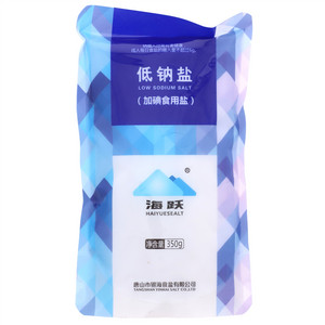 海跃牌低钠、加碘食用盐