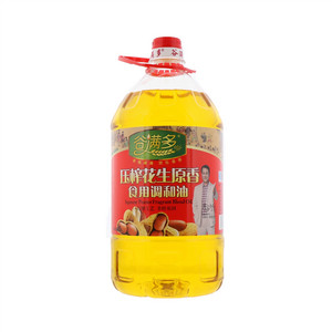谷满多压榨花生原香食用调和油