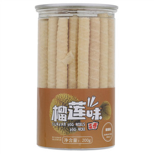 塞奇烘焙榴莲味酥皮注芯蛋卷