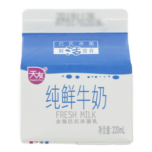 天友纯鲜牛奶