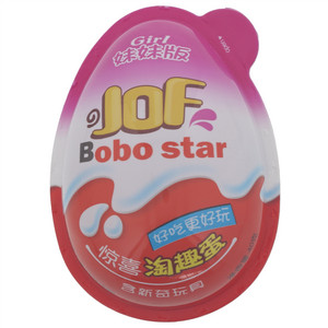 啵啵星妹妹版惊喜淘趣蛋（代可可脂巧克力制品）