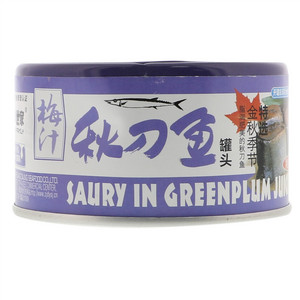 大洋世家梅汁秋刀鱼罐头