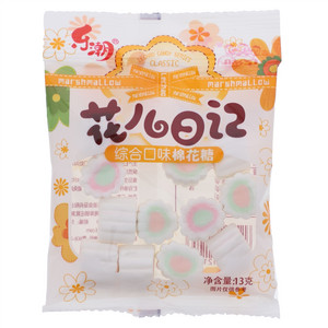 乐潮花儿日记综合口味棉花糖