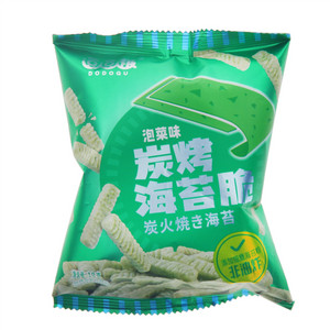 逗逗趣泡菜味炭烧海苔脆