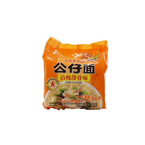 公仔面-清炖排骨味（5包装）（油炸方便面）
