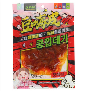 众食味甜辣味豆嗨皮豆皮小菜