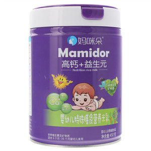 妈咪朵高钙+益生元婴幼儿特殊膳食营养米乳