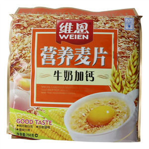 维恩牛奶加钙营养麦片