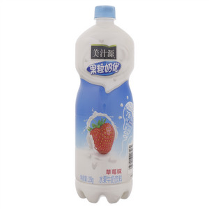 美汁源果粒奶优草莓味水果牛奶饮科