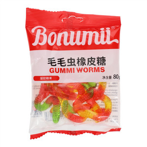Bonumii毛毛虫橡皮糖