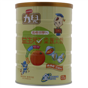 力儿香橙胡萝卜益生元果蔬米粉