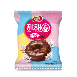 启芬醇黑巧克力甜甜圈
