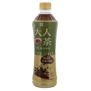 麟珑茶室大人茶无糖桂花普洱茶饮料