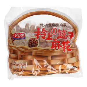 名沙花椒芝麻味麻花