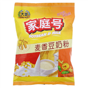 大地家庭号麦香豆奶粉