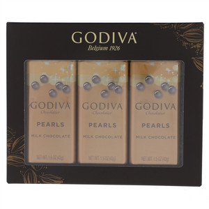 歌帝梵/GODIVA牛奶巧克力制品豆3罐装