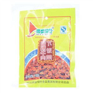 得益绿色香辣牛肉下饭菜