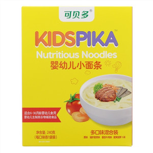 KIDSPIKA可贝多多口味混合装婴幼儿小面条