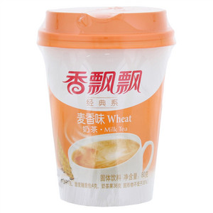 香飘飘麦香味奶茶（奶茶固体饮料）80克单杯
