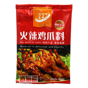 金明太火辣鸡爪料