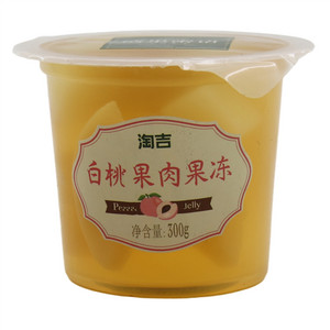 淘吉清果密语白桃果肉果冻