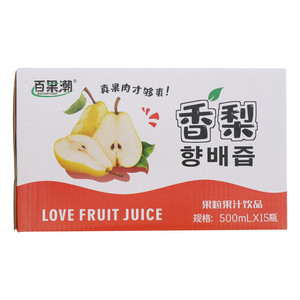 百果潮香梨果粒果汁饮品