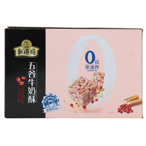 徐福记新琪玛红小豆黑小麦山药牛奶味五谷牛奶酥