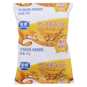 银桥芝士麦香牛奶