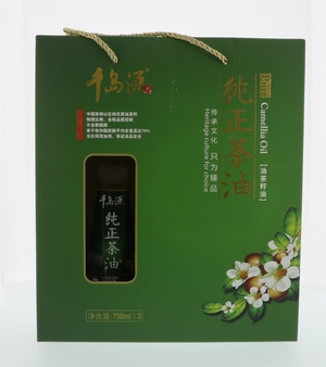 千岛源纯正茶油750ml*2