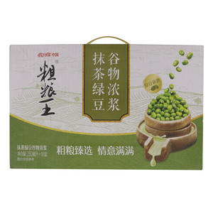 抹茶绿豆谷物浓浆