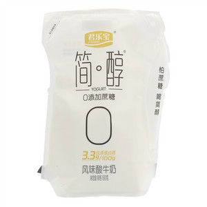 君乐宝简醇0添加蔗糖风味酸牛奶