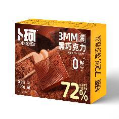 黑巧克力薄片72%
