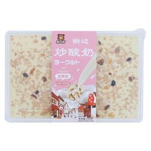 果大熊坚果味街边炒酸奶