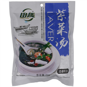 田趣海鲜味紫菜汤料