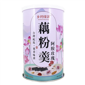 乡约绿派阿胶玫瑰藕粉羹