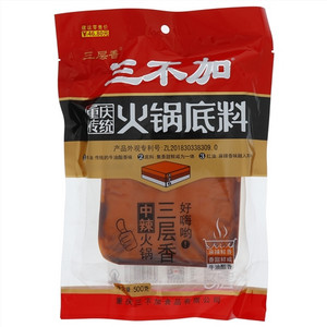 三不加三层香重庆传统中辣火锅底料