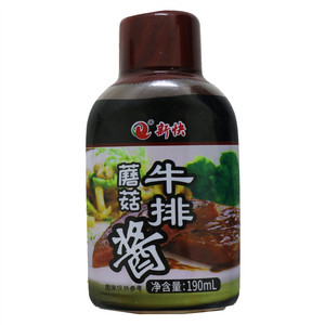 新快蘑菇牛排酱