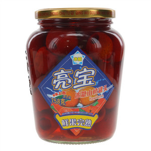 亮宝糖水山楂罐头