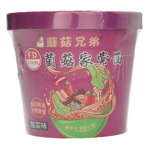 蘑菇兄弟酸菜味菌菇家常面