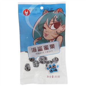 海盗蜜果巧酸话梅80g